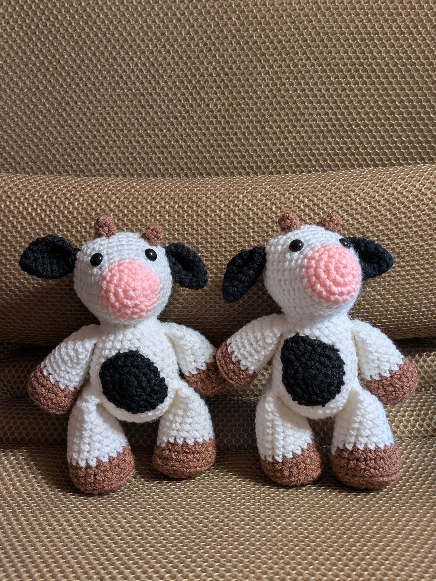 Crochet floppy cow