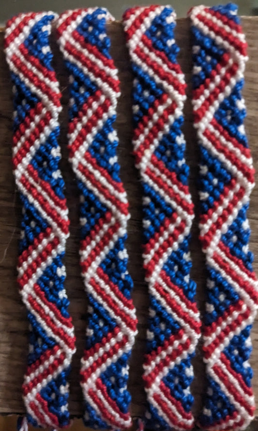 American flag bracelet